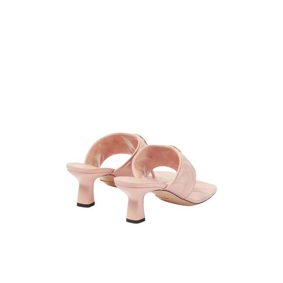 Gucci - Double-G Thong Marmont Leather Sandal in Pink - IT 37 Sandals